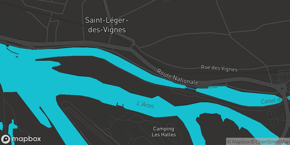 Canal du Nivernais (Saint-Léger-des-Vignes, Nièvre, France)